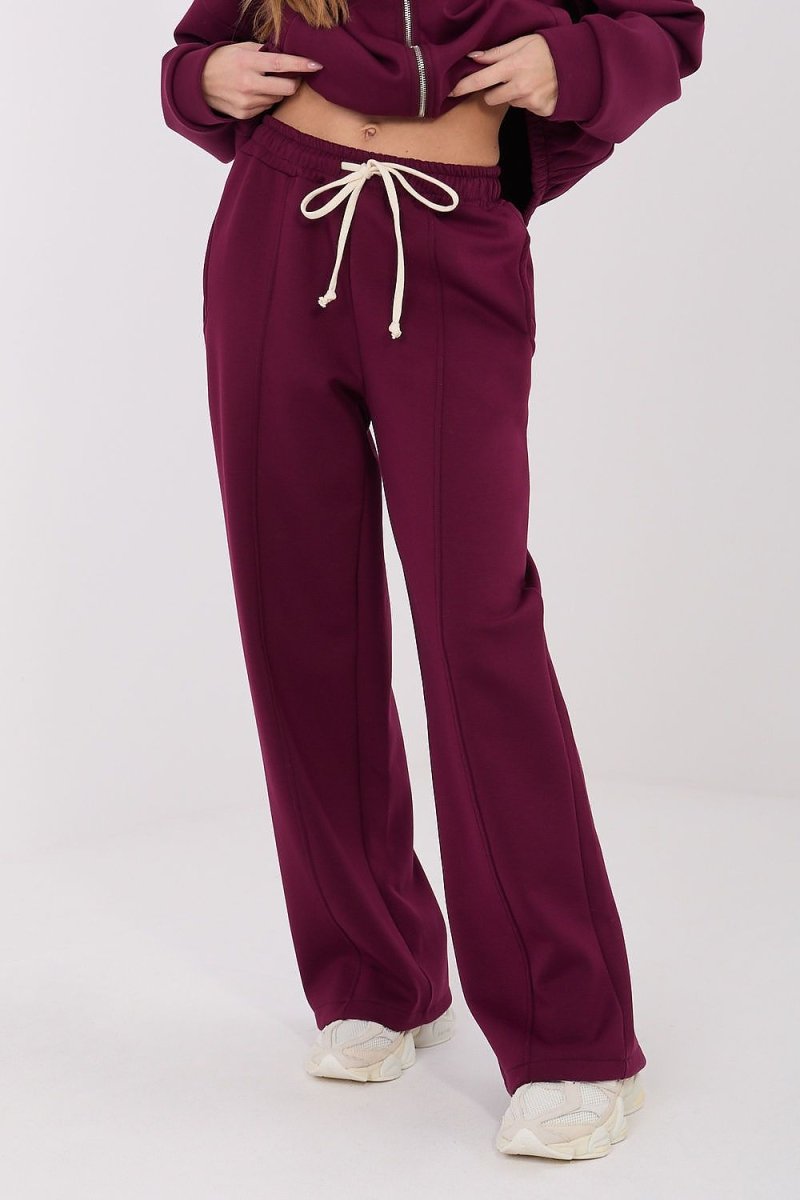Wide Leg Tracksuit Trousers - 