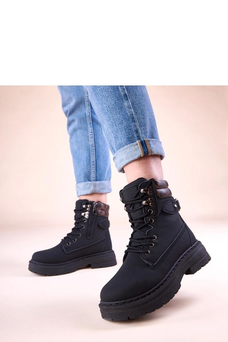 Women's Beige Suede Insulated Trapper Shoes - 