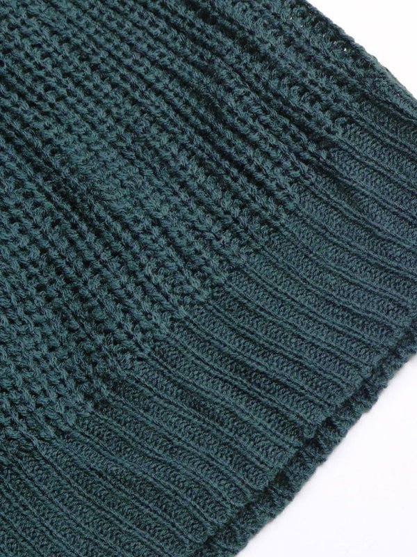 Women's Black And White Contrast Sweater Cardigan - Outerwear