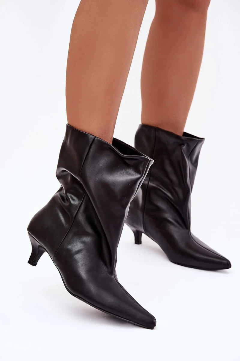 Women's Black Ankle Boots - 