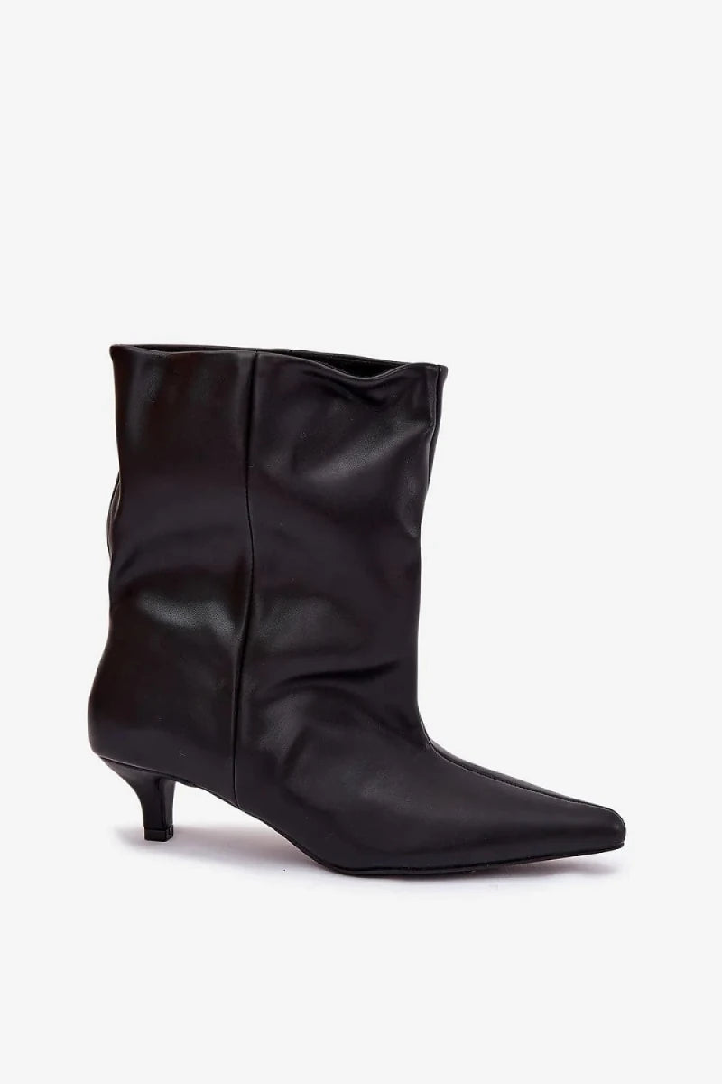 Women's Black Ankle Boots - 