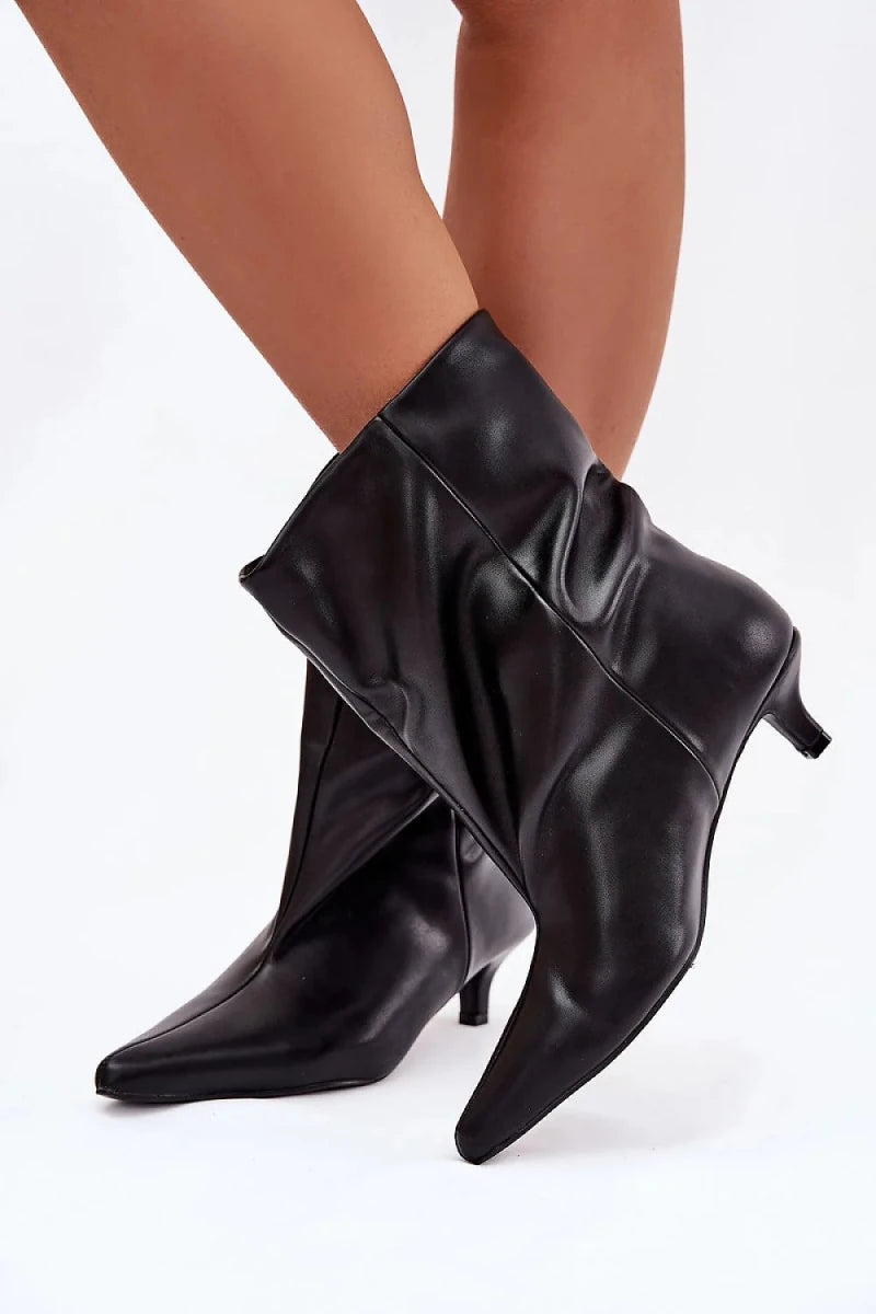 Women's Black Ankle Boots - 