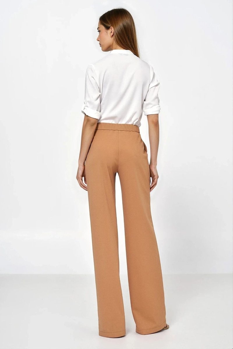 Women's Caramel Loose Cut Trousers - 