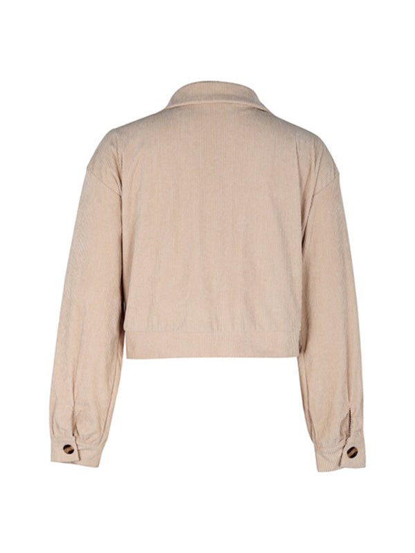 Women's Color Block Plaid Short Jacket - Outerwear