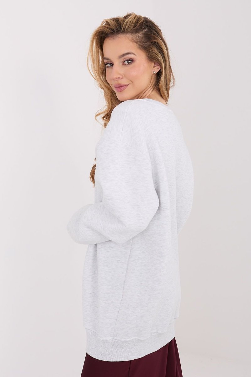 Women's Cotton Blend Casual Sweatshirt - 