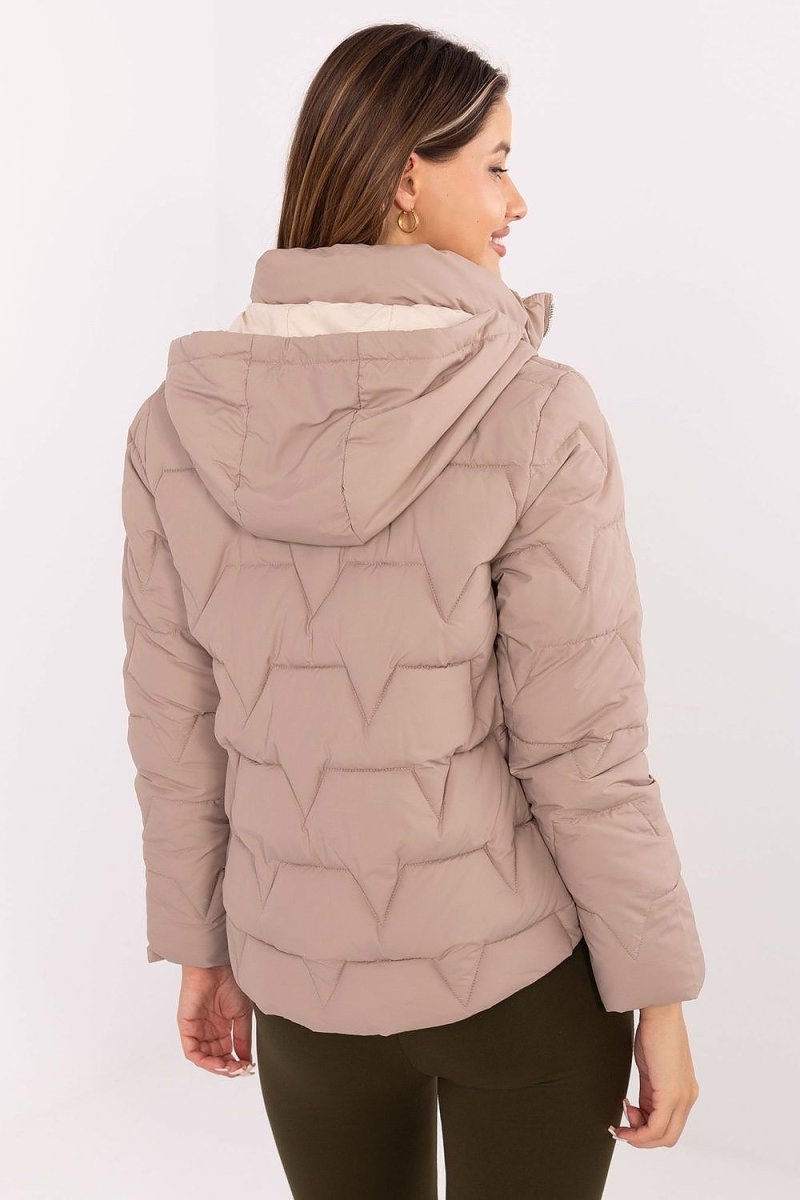 Women's Detachable Hood Down Jacket - 