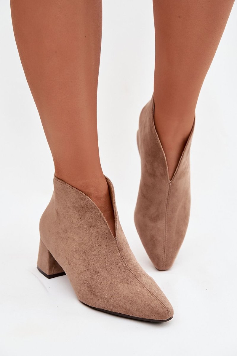 Women's Eco Suede Block Heel Boots - 