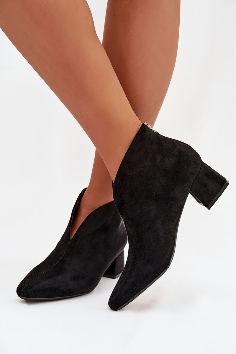 Women's Eco Suede Block Heel Boots - 