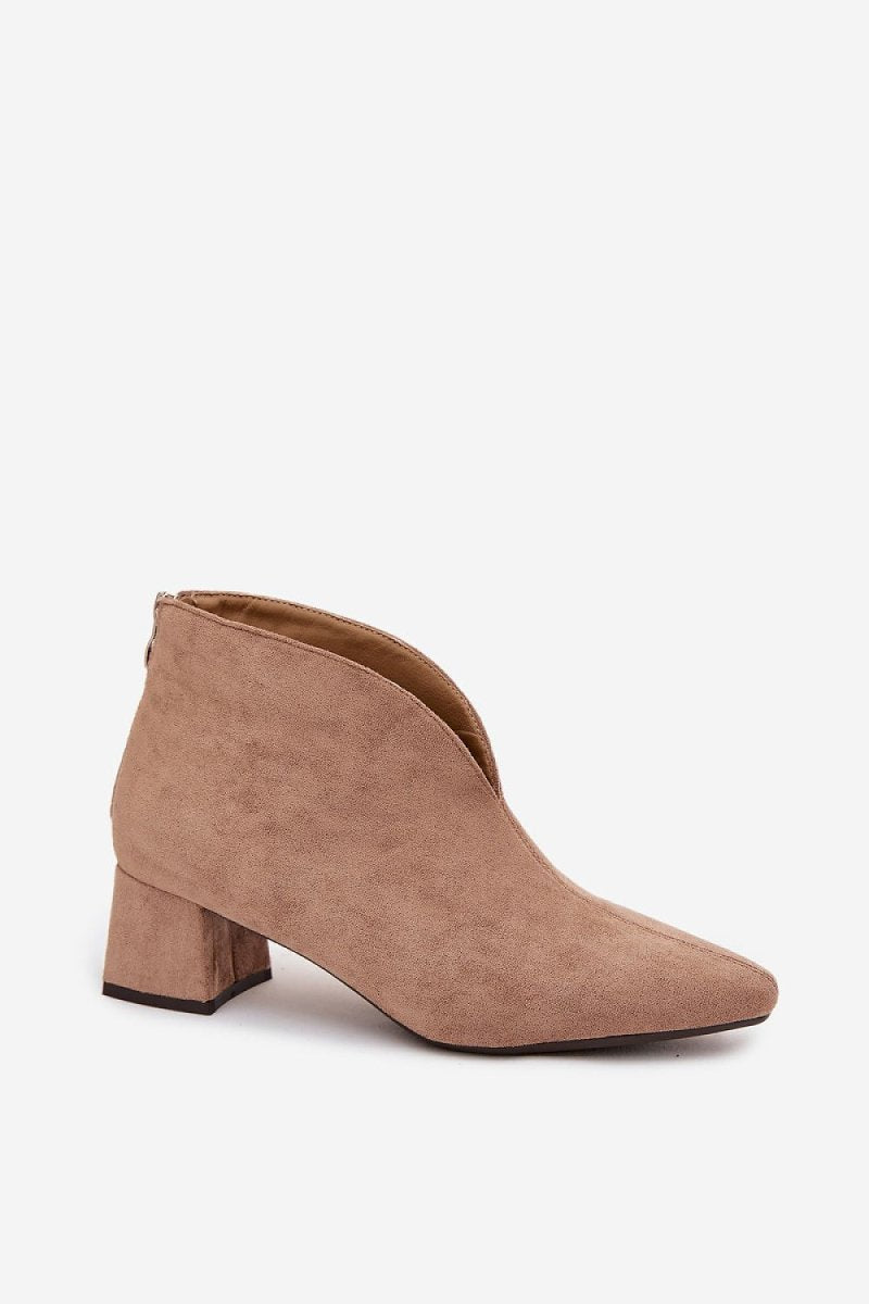 Women's Eco Suede Block Heel Boots - 