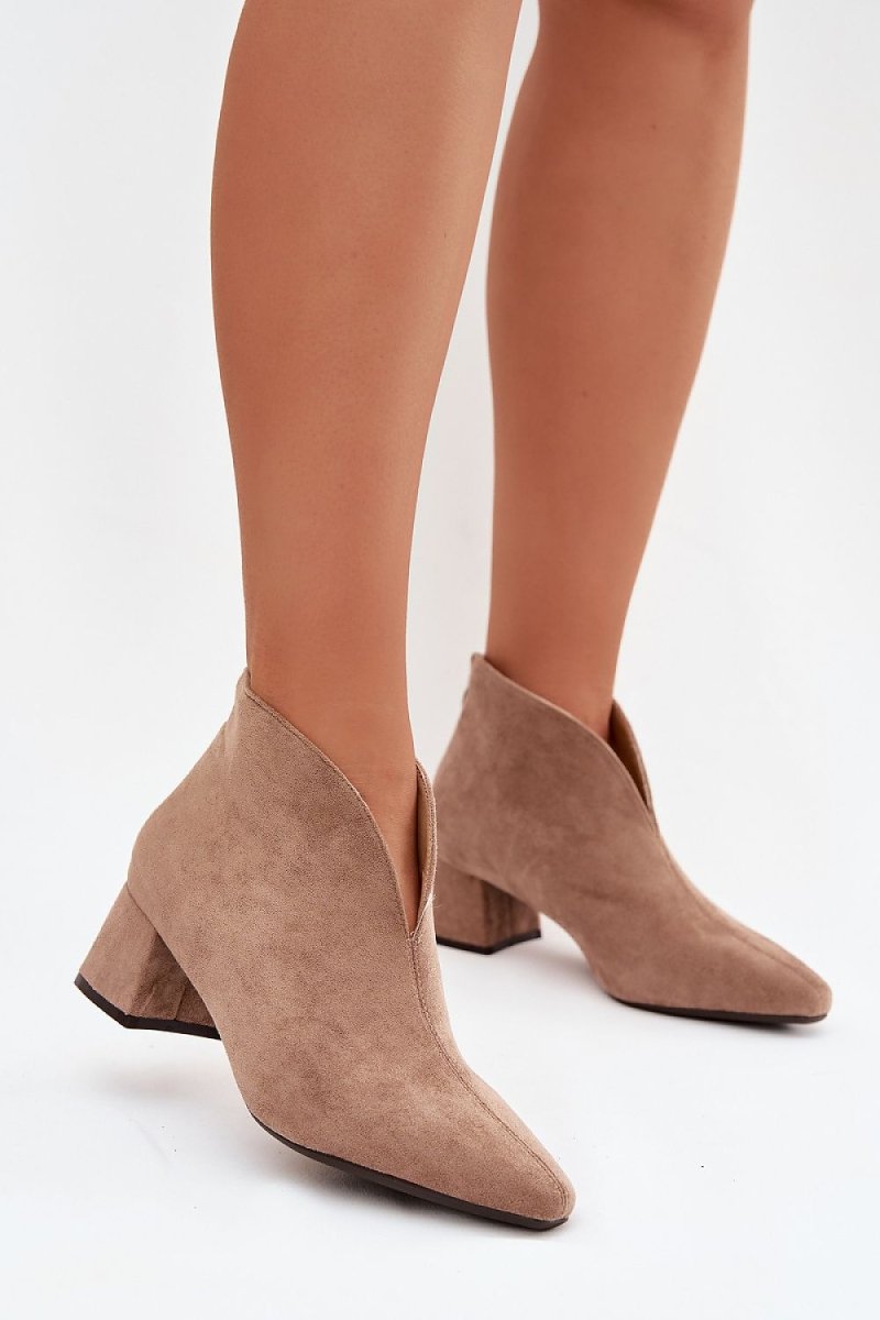 Women's Eco Suede Block Heel Boots - 