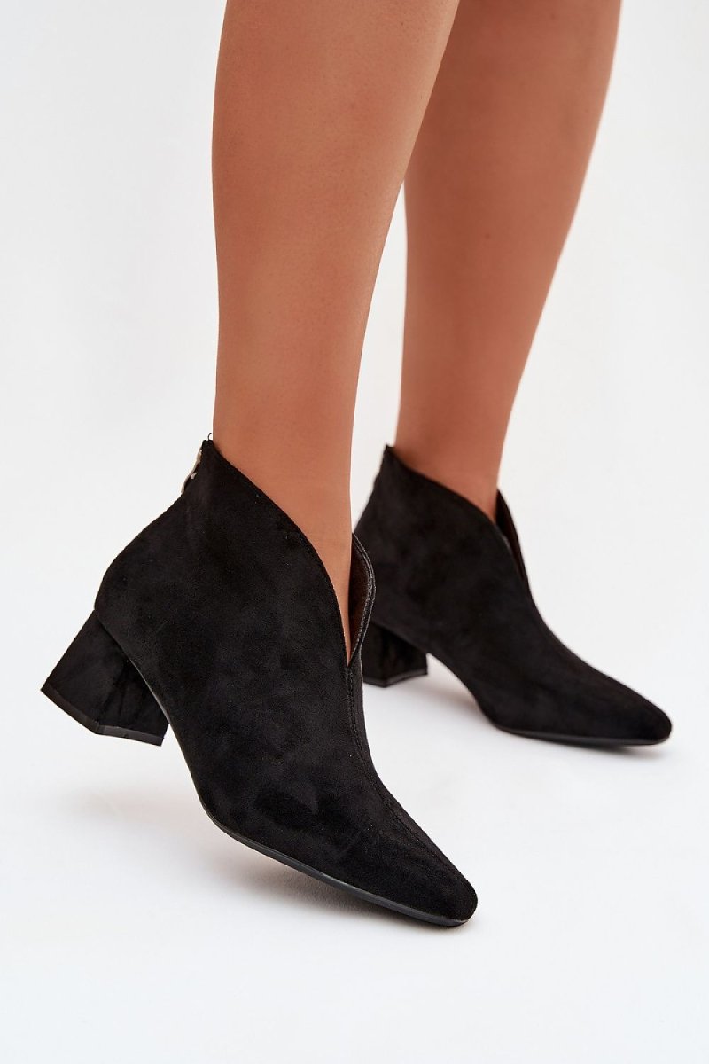 Women's Eco Suede Block Heel Boots - 