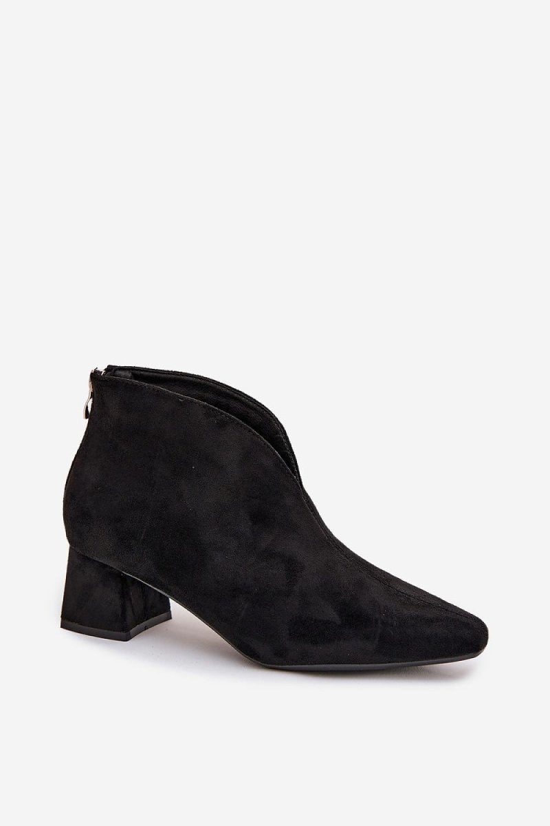 Women's Eco Suede Block Heel Boots - 