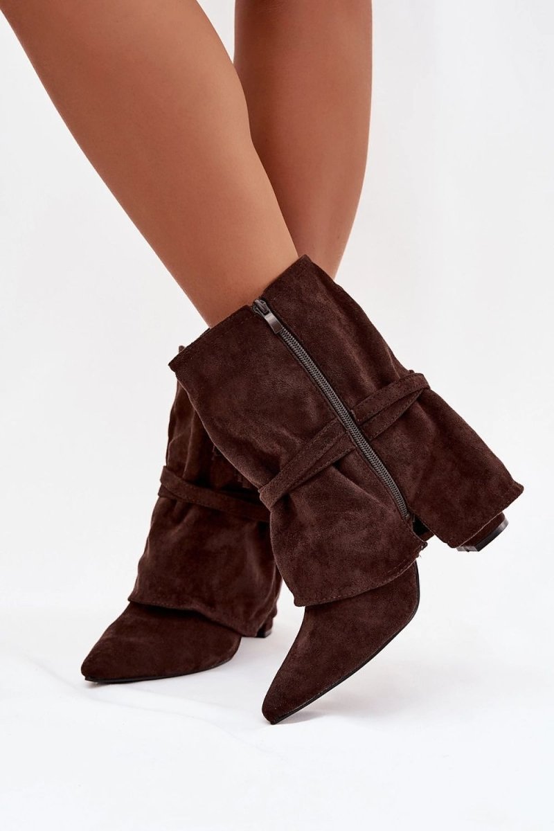 Women's Eco Suede Fringe Ankle Boots - 