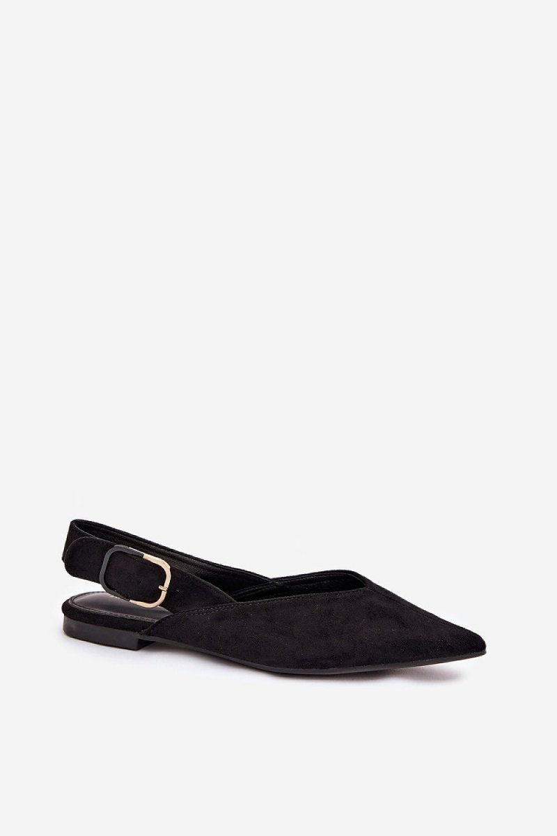 Women's Eco Suede Pointed Ballet Flats - 