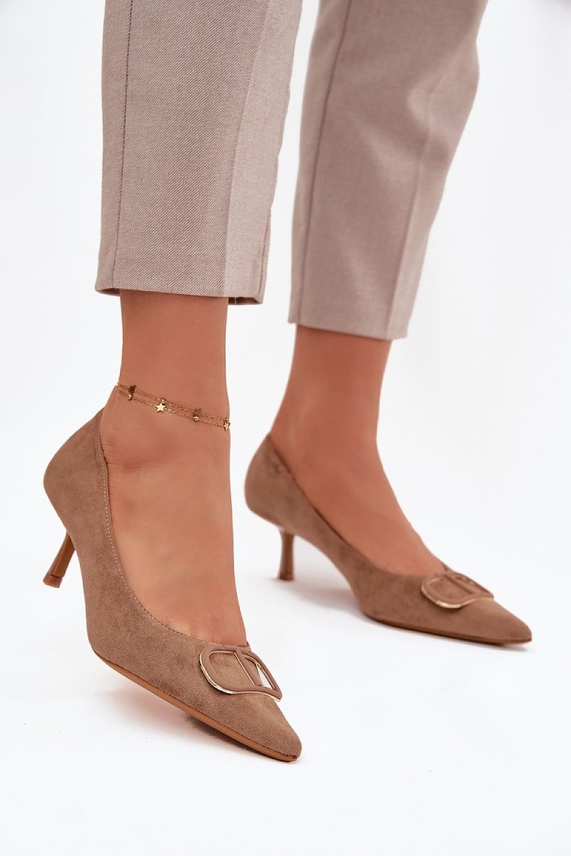 Women's Eco Suede Pointed Toe Heels - 