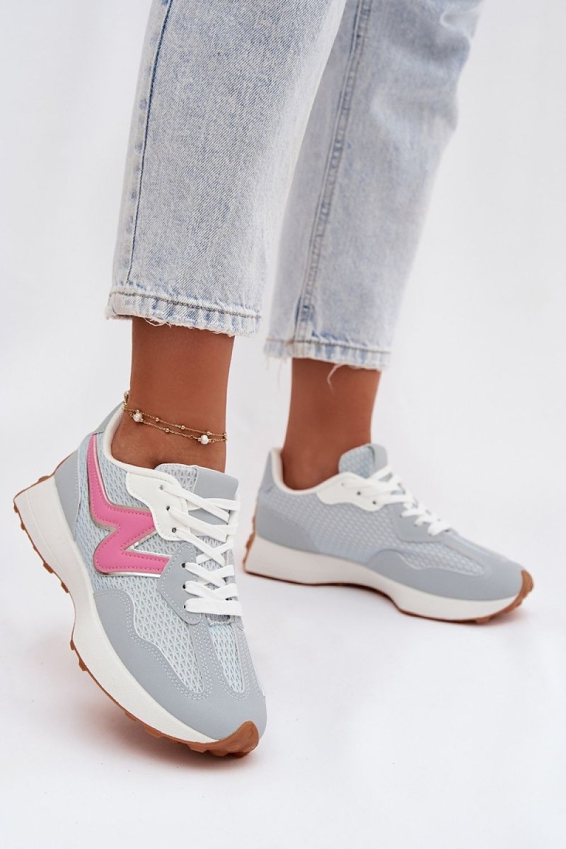 Women's Green Sport Shoes with Lace - Up Closure - 