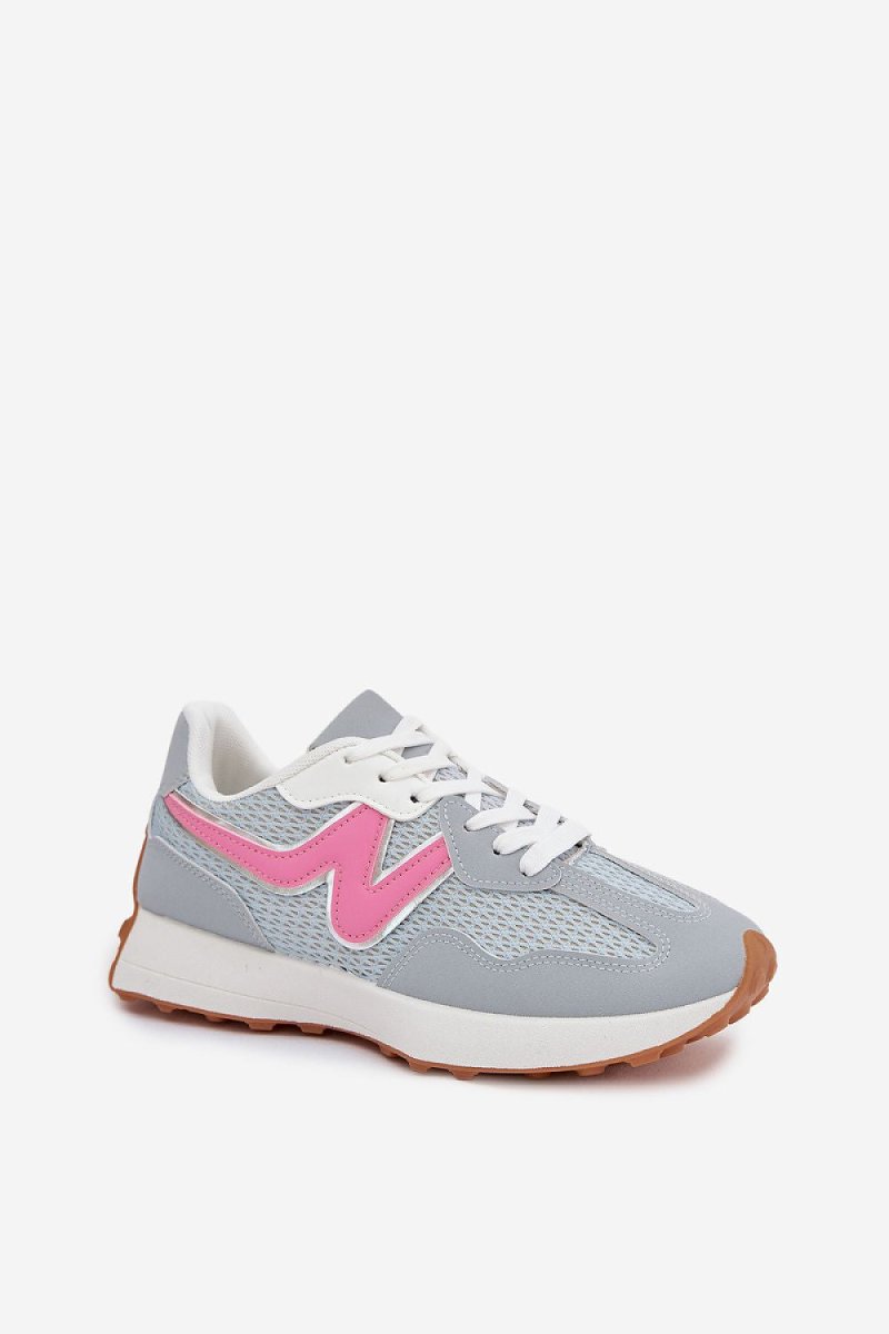 Women's Green Sport Shoes with Lace - Up Closure - 