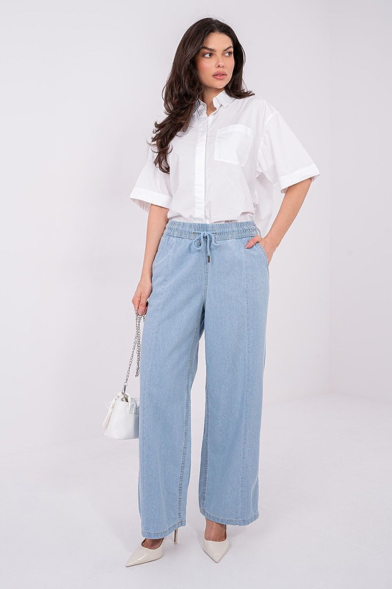 Women's High - Waisted Wide Leg Jeans - 