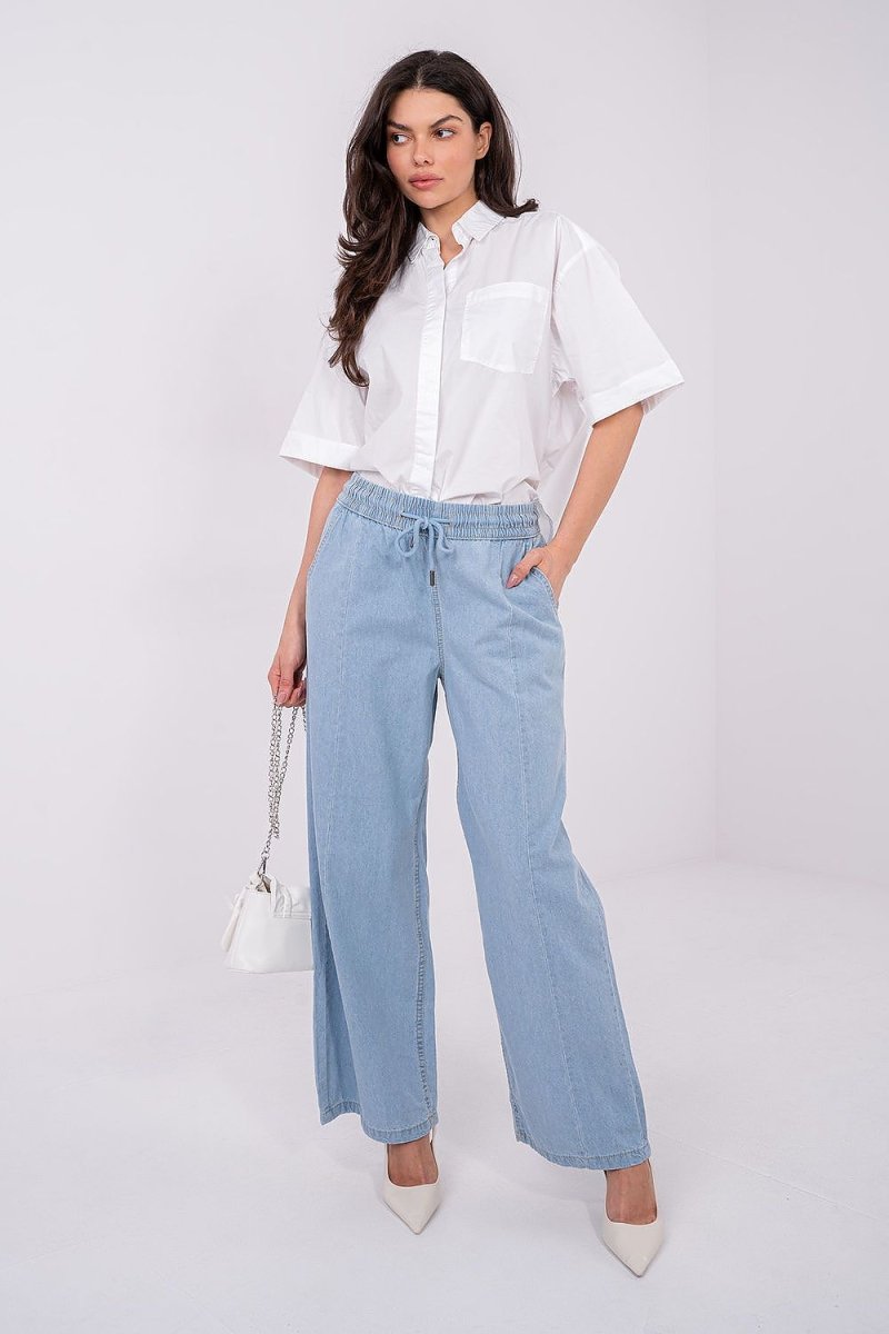 Women's High - Waisted Wide Leg Jeans - 