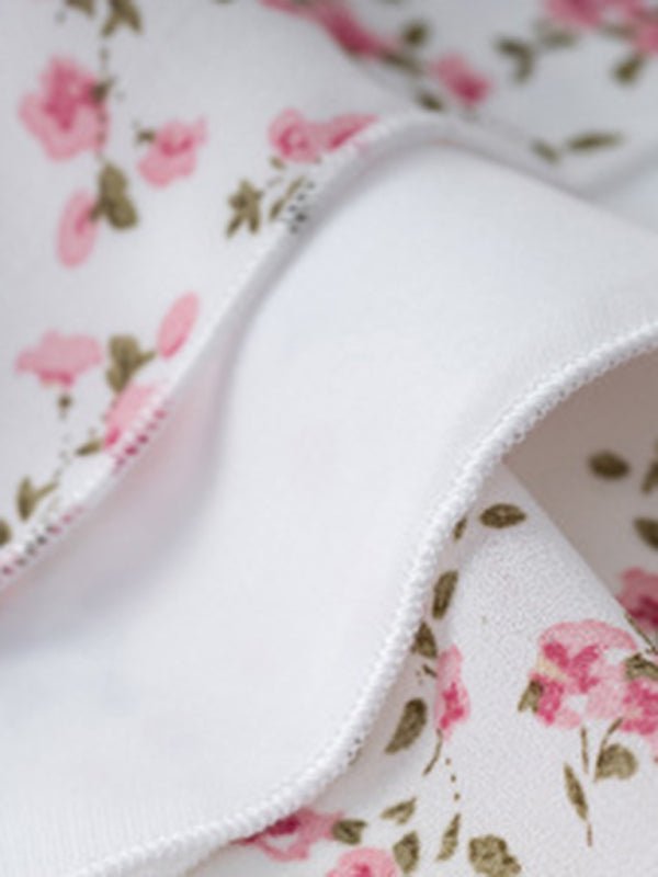 Women's holiday casual floral earring dress - Casual Dress