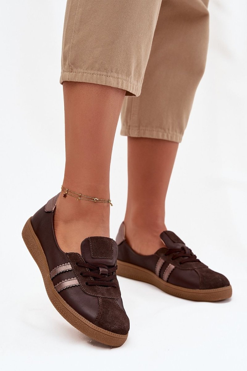 Women's Leather Suede Barefoot Shoes - 
