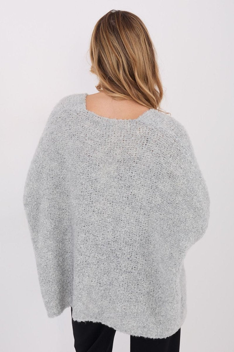 Women's Loose Knit Cardigan - 