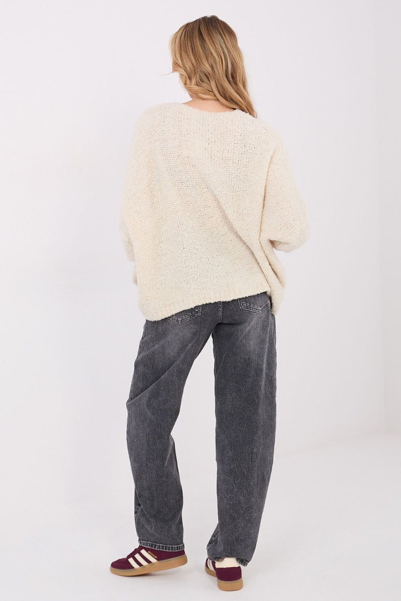 Women's Loose Knit Cardigan - 
