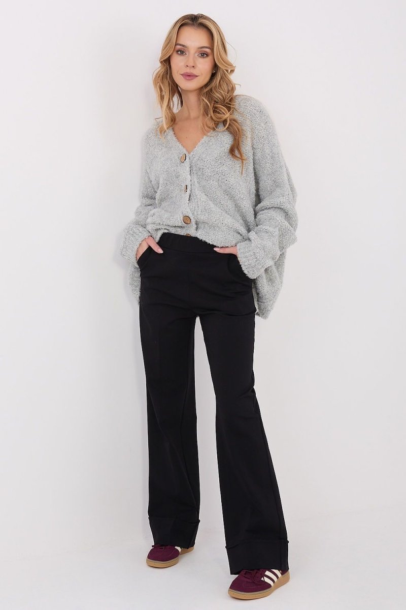 Women's Loose Knit Cardigan - 