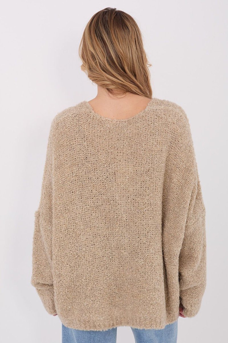 Women's Loose Knit Cardigan - 