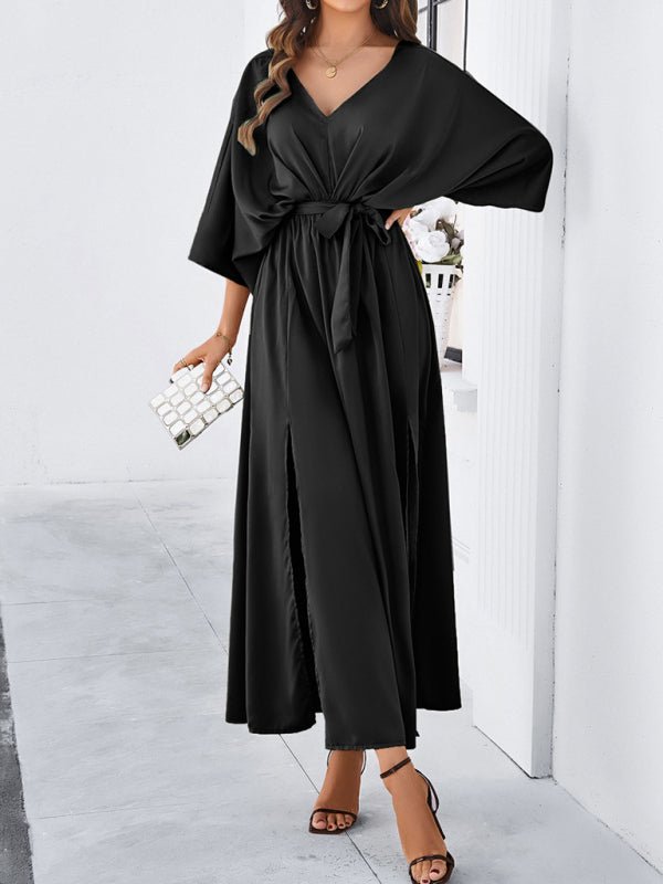 Women's new style elegant V - neck loose dress - Formal Dress