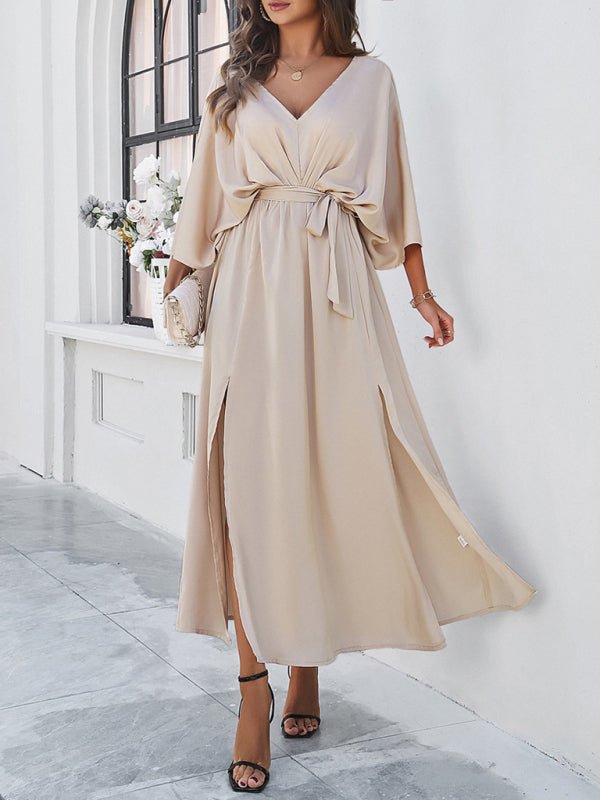 Women's new style elegant V - neck loose dress - Formal Dress
