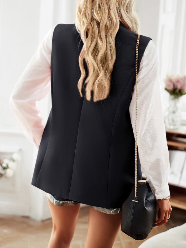 Women's New Temperament Commuter Jacket Suit Vest - Outerwear