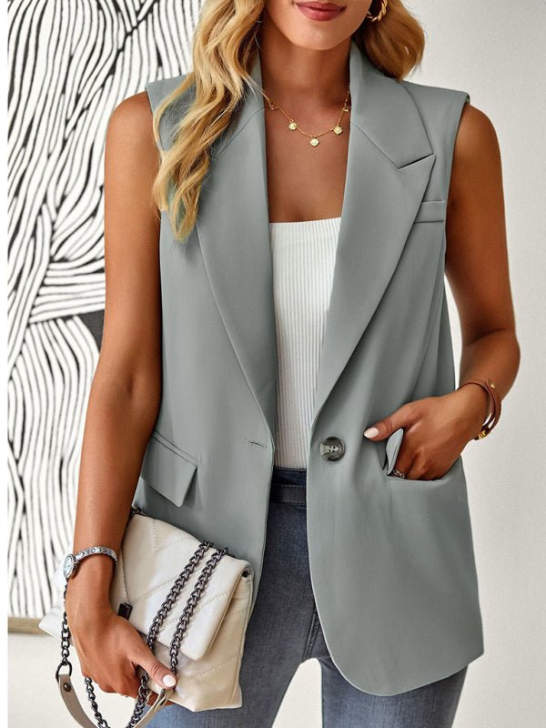 Women's OL temperament commuting suit vest - Blazer Suit