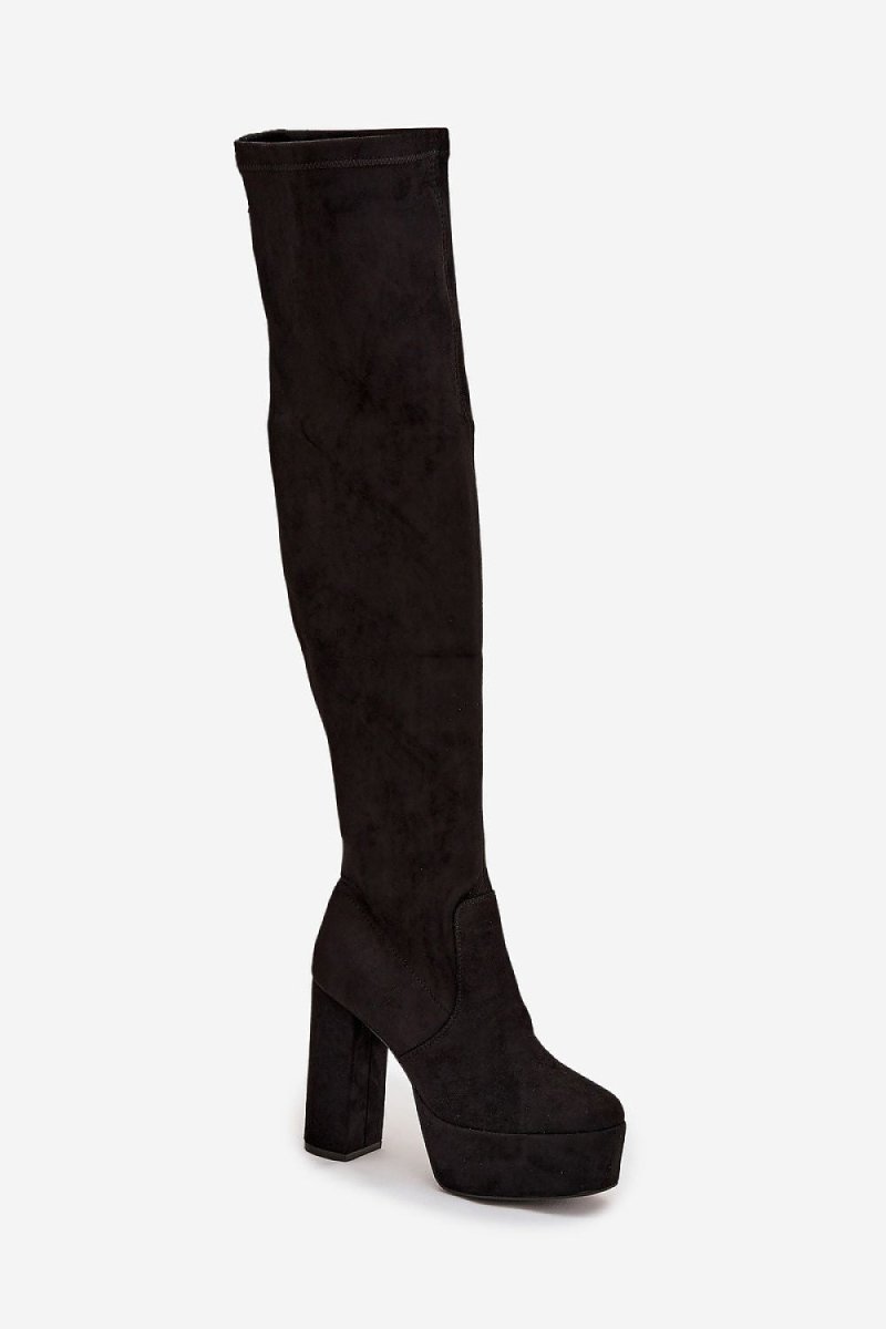 Women's Over - the - Knee Suede Boots - 