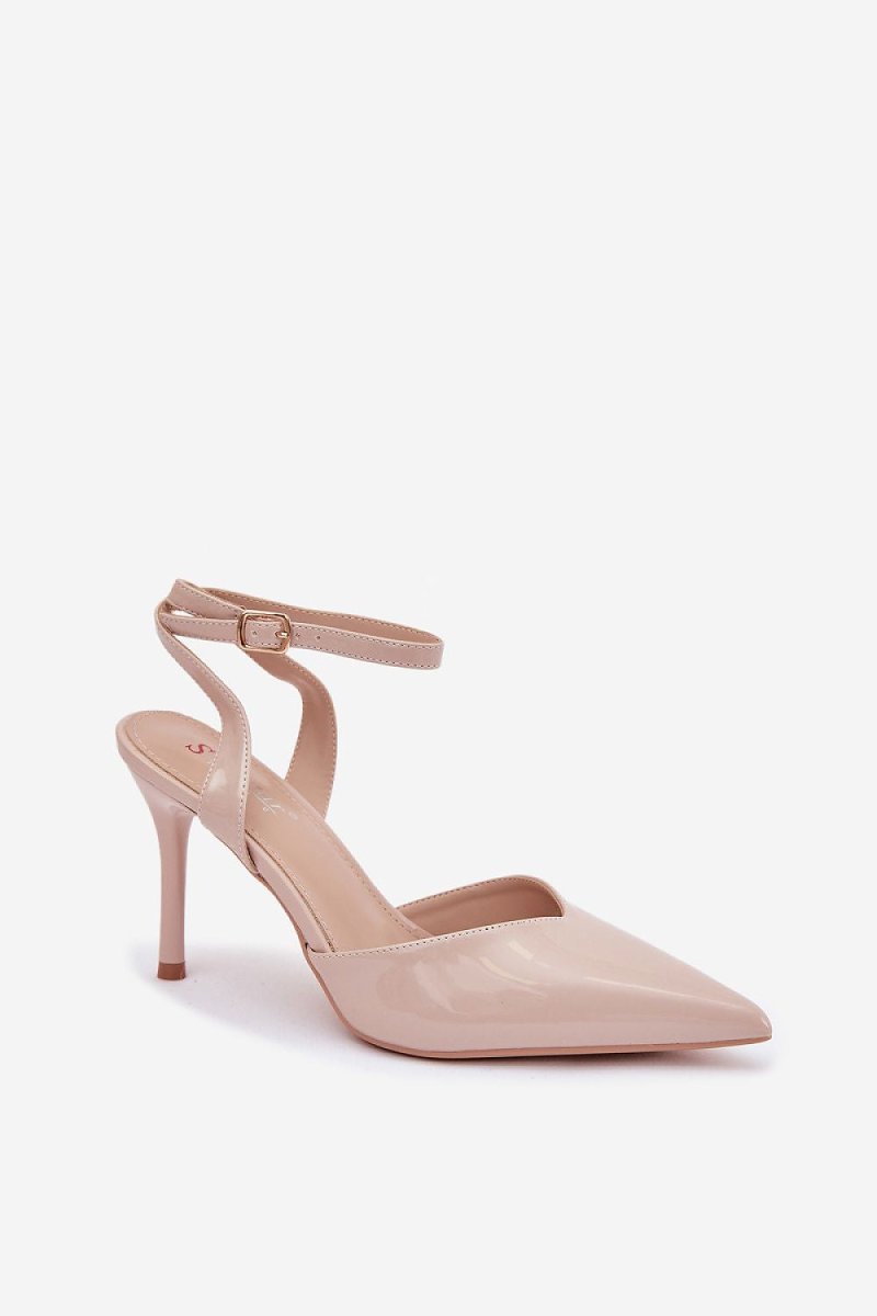 Women's Patent Leather High Heels - 