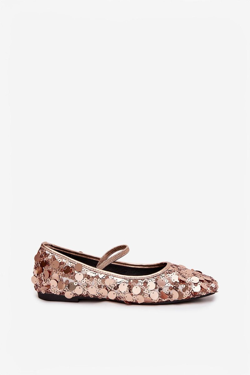 Women's Sequin Ballerina Flats - 