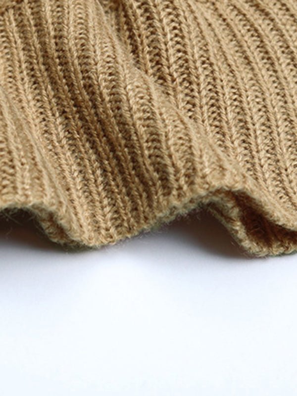 women's short sleeve knitted twist sweater - Outerwear