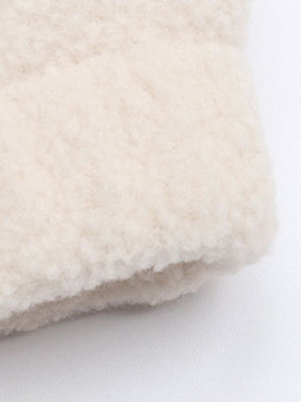 women's short solid color polar fleece jacket - Outerwear