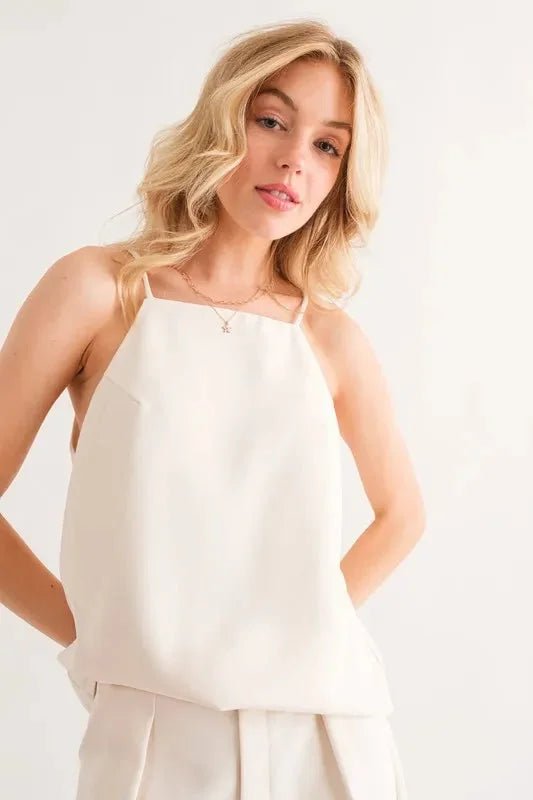 Women's Sleeveless Basic Cami Top - 