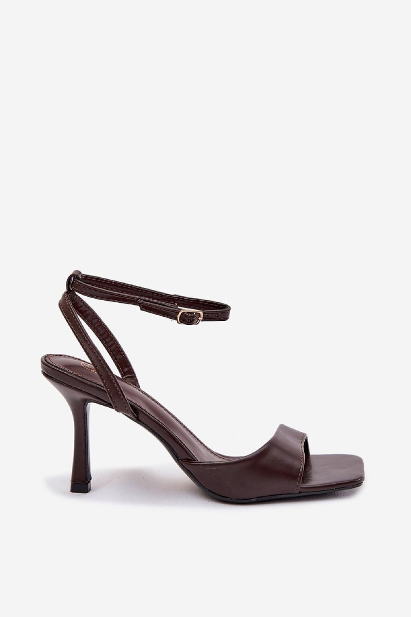 Women's Slim Heel Sandals - 