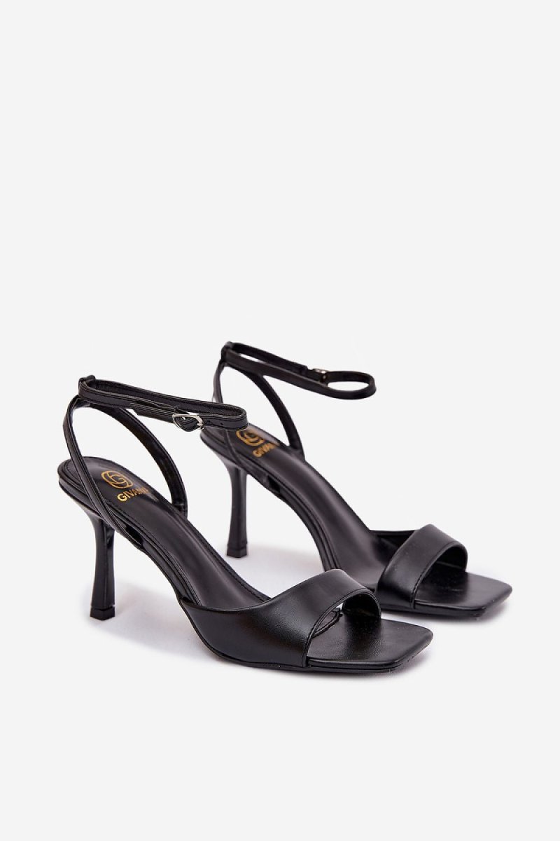 Women's Slim Heel Sandals - 
