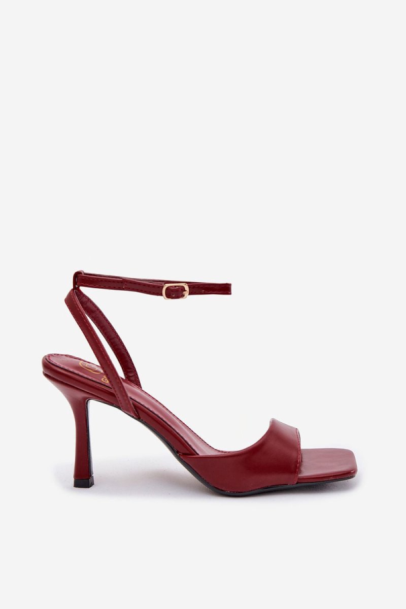 Women's Slim Heel Sandals - 