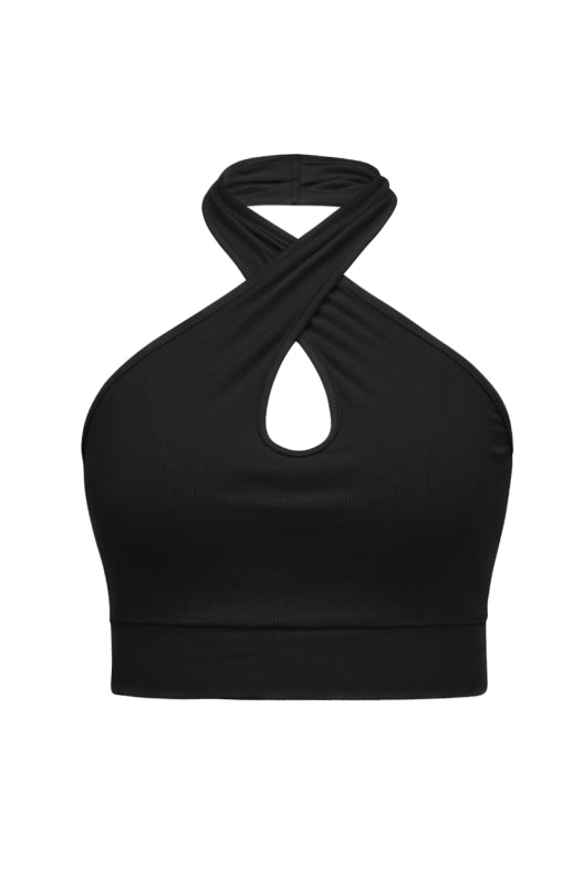 Women's Solid Color Sexy Women's Halter Tank Top - Top