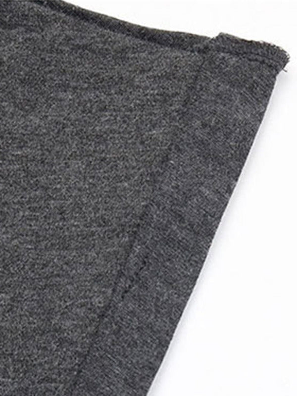 Women's solid color strapless one - shoulder t-shirt for women - Top