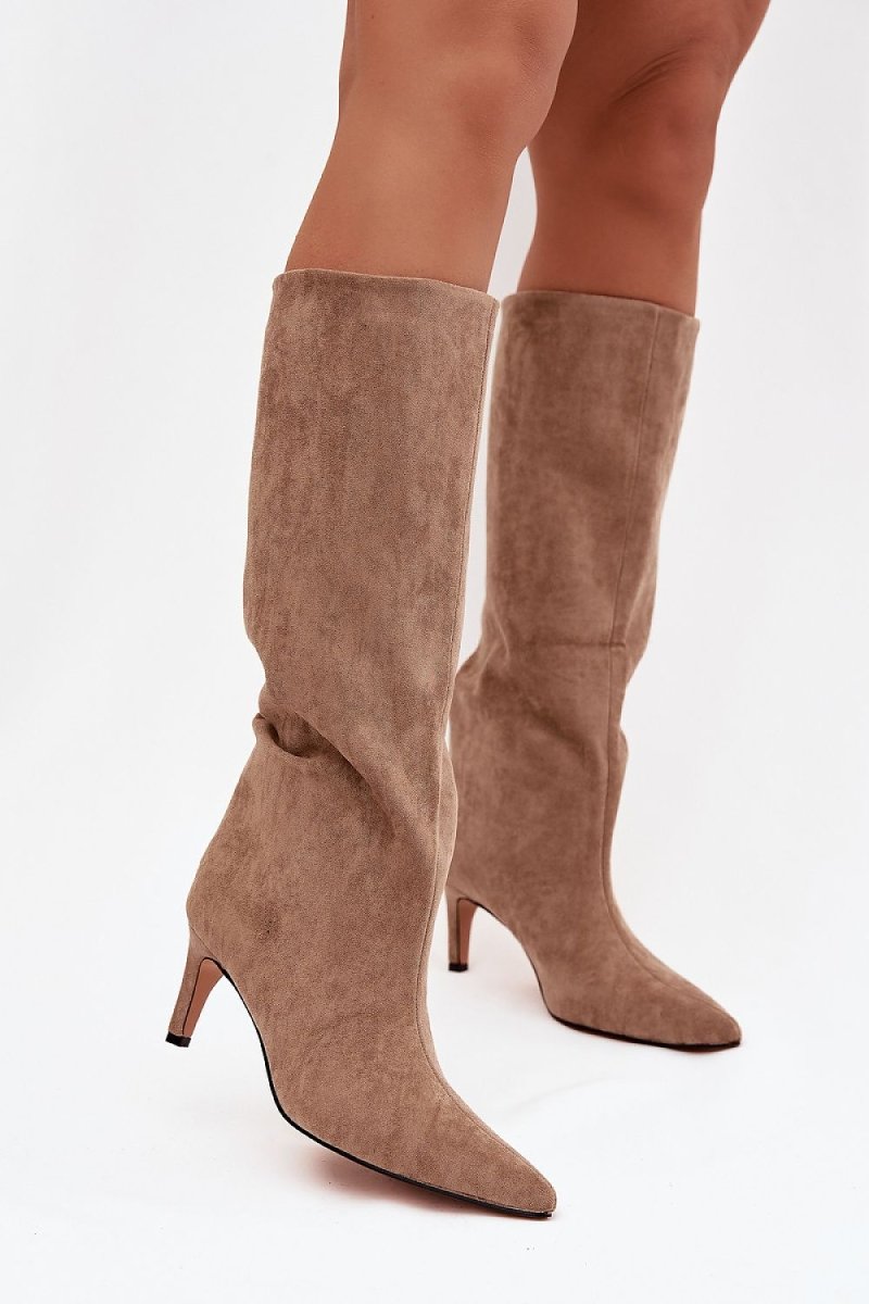 Women's Stiletto Heel Boots - 