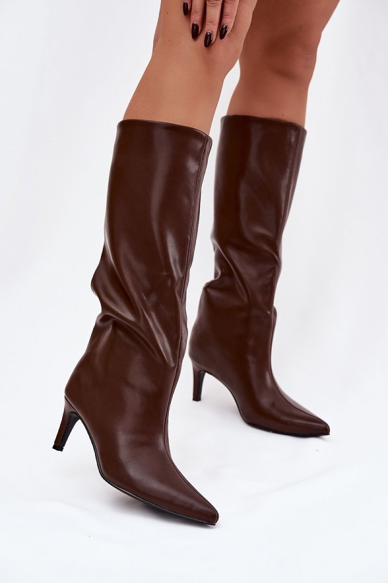 Women's Stiletto Heel Boots - 