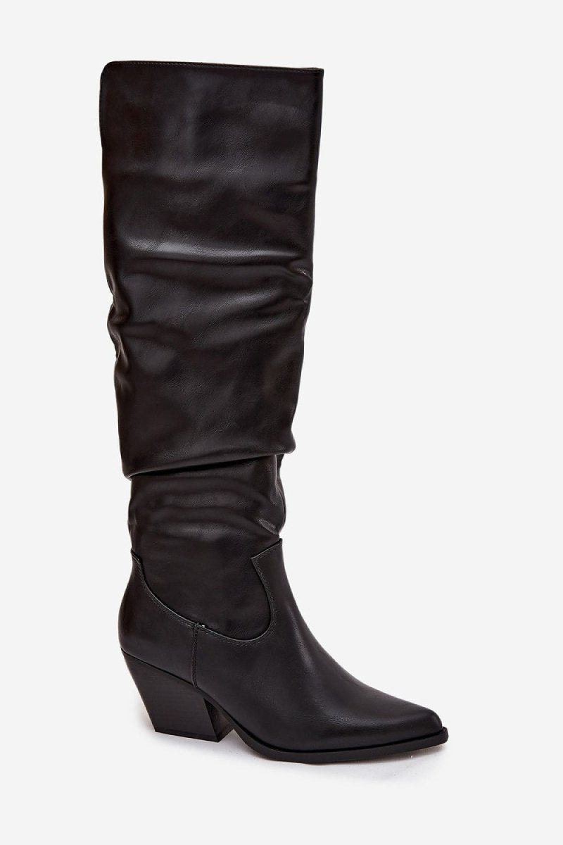 Women's Thigh - High Eco Leather Boots - 