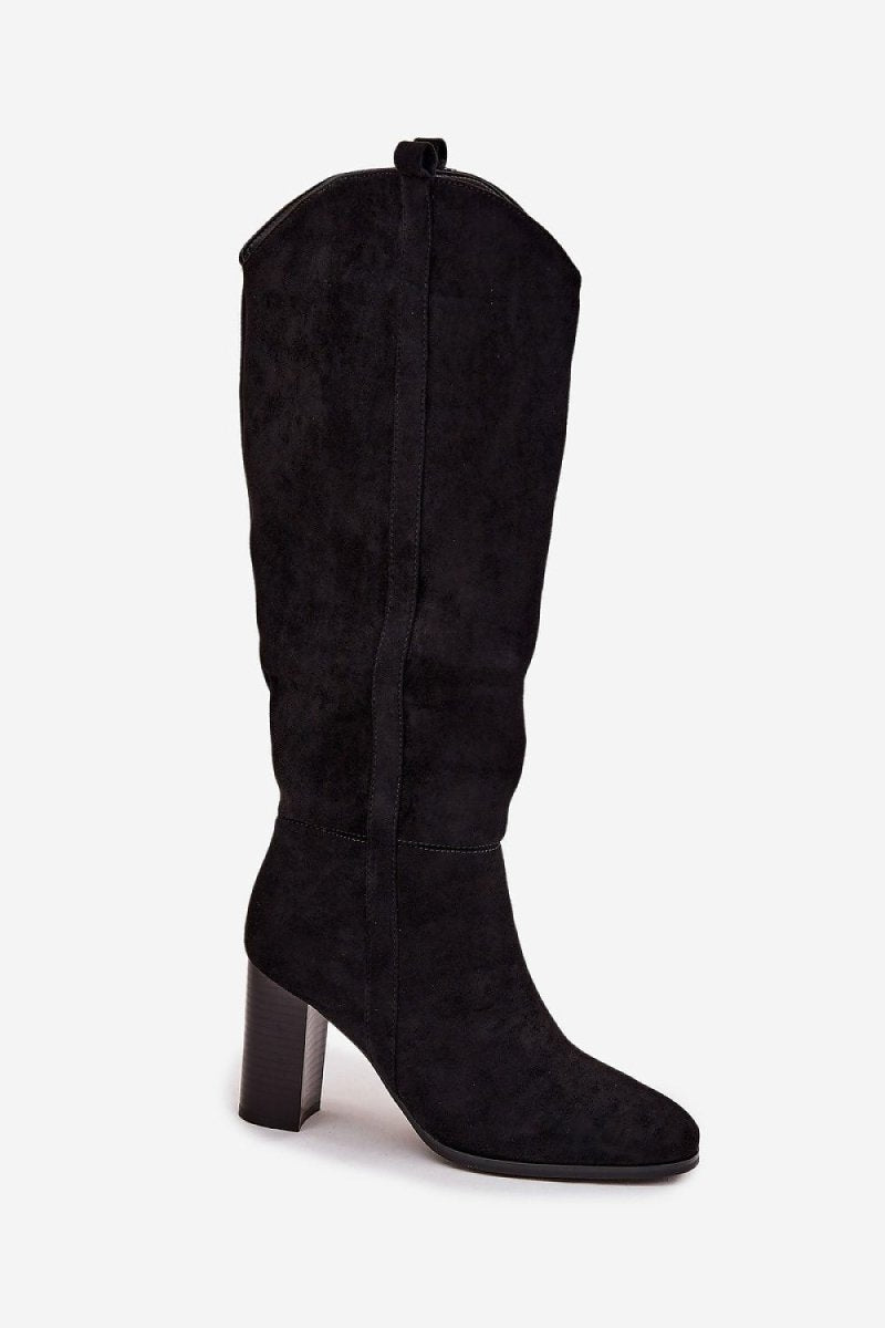 Women's Thigh - High Suede Boots - 