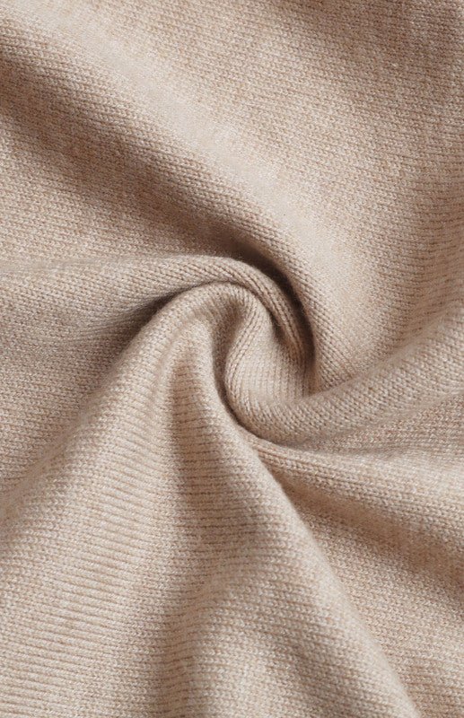 Women's Three - Color Contrast Sweater Cardigan - Outerwear