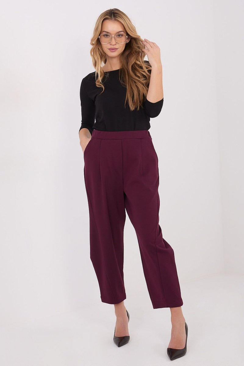 Women's Trousers High Waist Tapered Leg - 
